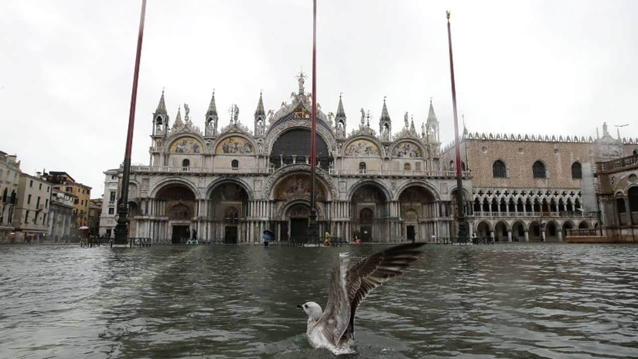 Venice braces for unprecedented third major flooding in less than a week; authorities declare state of emergency