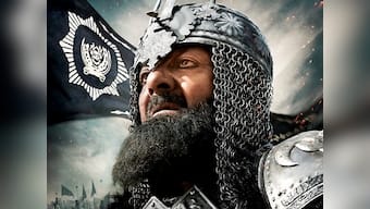 Panipat first look posters introduce Sanjay Dutt as Ahmad Shah Abdali and Kriti Sanon as Parvati Bai