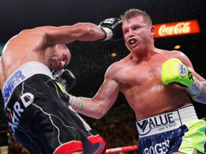 Saul 'Canelo' Alvarez knocks out Sergey Kovalev in 11th round to win WBO light heavyweight title