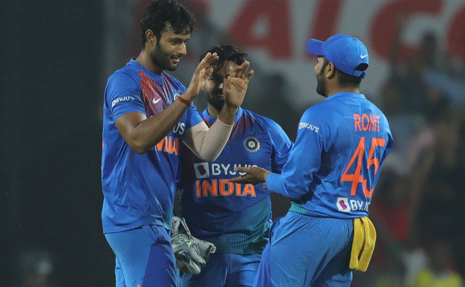 Shivam Dube, after failing to take any wickets in the first two matches, finished with figures of 3/30 from four overs. Sportzpics