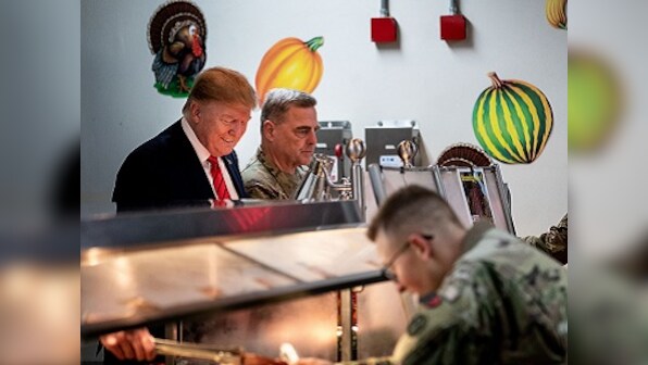 On surprise Afghanistan visit, Donald Trump meets US troops and claims to have reopened talks with Taliban