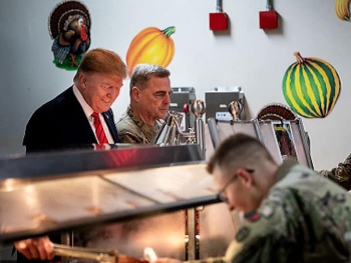 On surprise Afghanistan visit, Donald Trump meets US troops and claims to have reopened talks with Taliban
