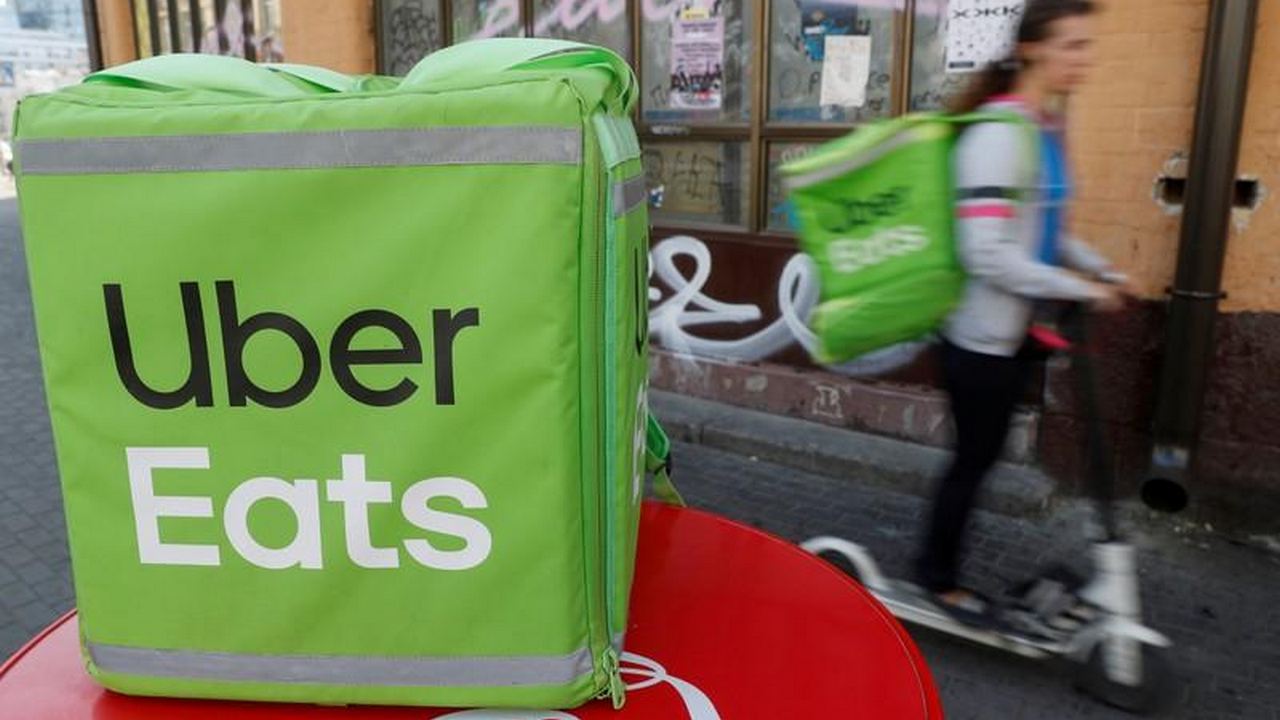 Uber Eats and other meal delivery firms are supplying groceries during lockdowns Uber Eats and other meal delivery firms are supplying groceries during lockdowns