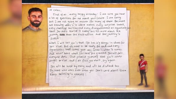 Virat Kohli pens note to 15-year-old self on 31st birthday: 'Follow your heart, chase your dreams'