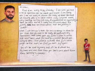 Virat Kohli pens note to 15-year-old self on 31st birthday: 'Follow your heart, chase your dreams'