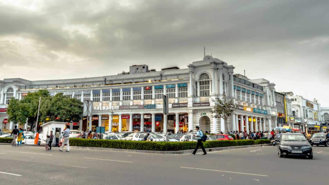 With exceptions, Connaught Place in Delhi is a vehicle-free zone.
