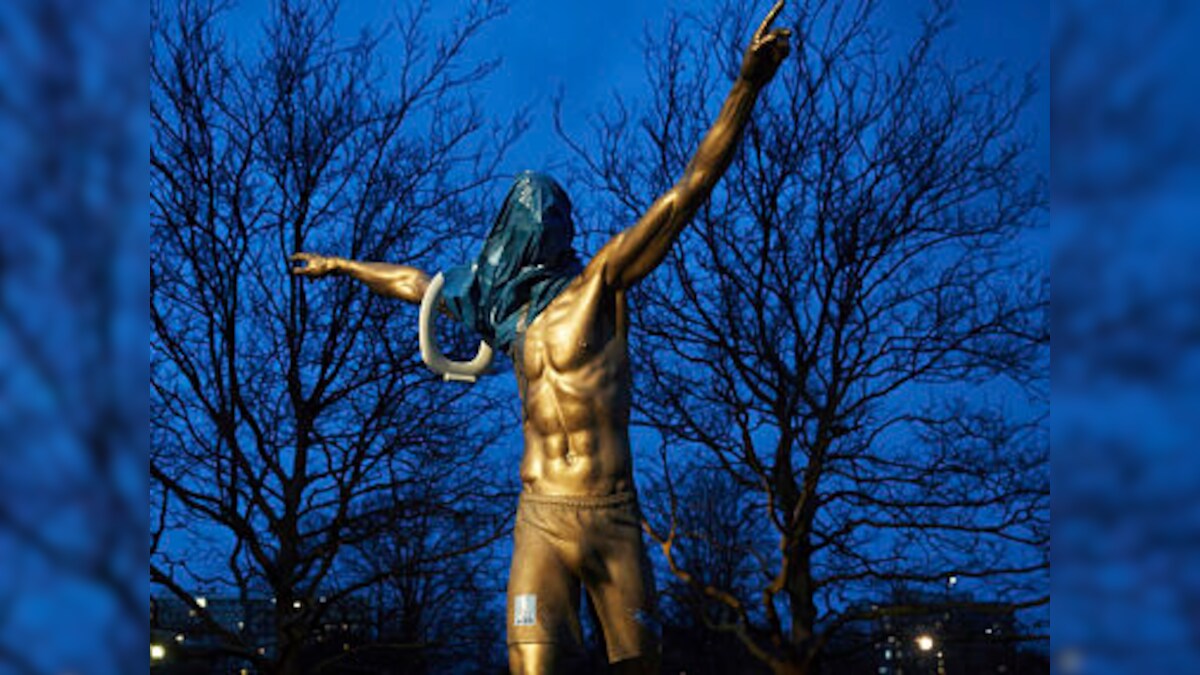 Sweden football legend Zlatan Ibrahimovic's statue fenced off as Malmo fans vent fury over Hammarby deal