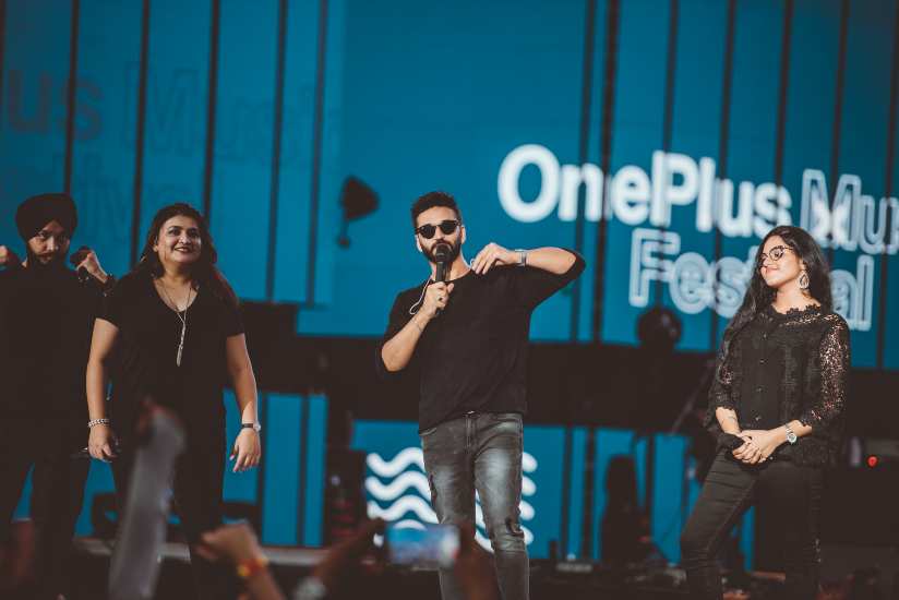 Amit Trivedi at the OnePlus Music Festival
