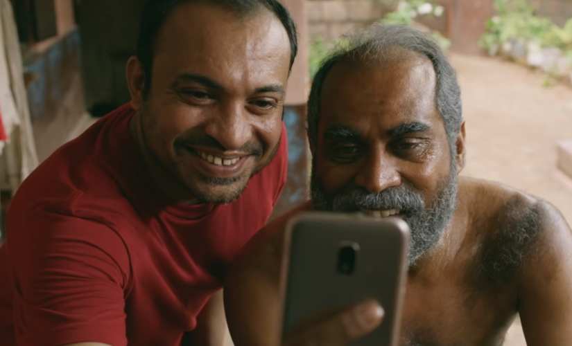 Soubin Shahid and Suraj Venjaramoodu in a still from Android Kunjappan Version 5.25 still from Android Kunjappan Version 5.25. YouTube