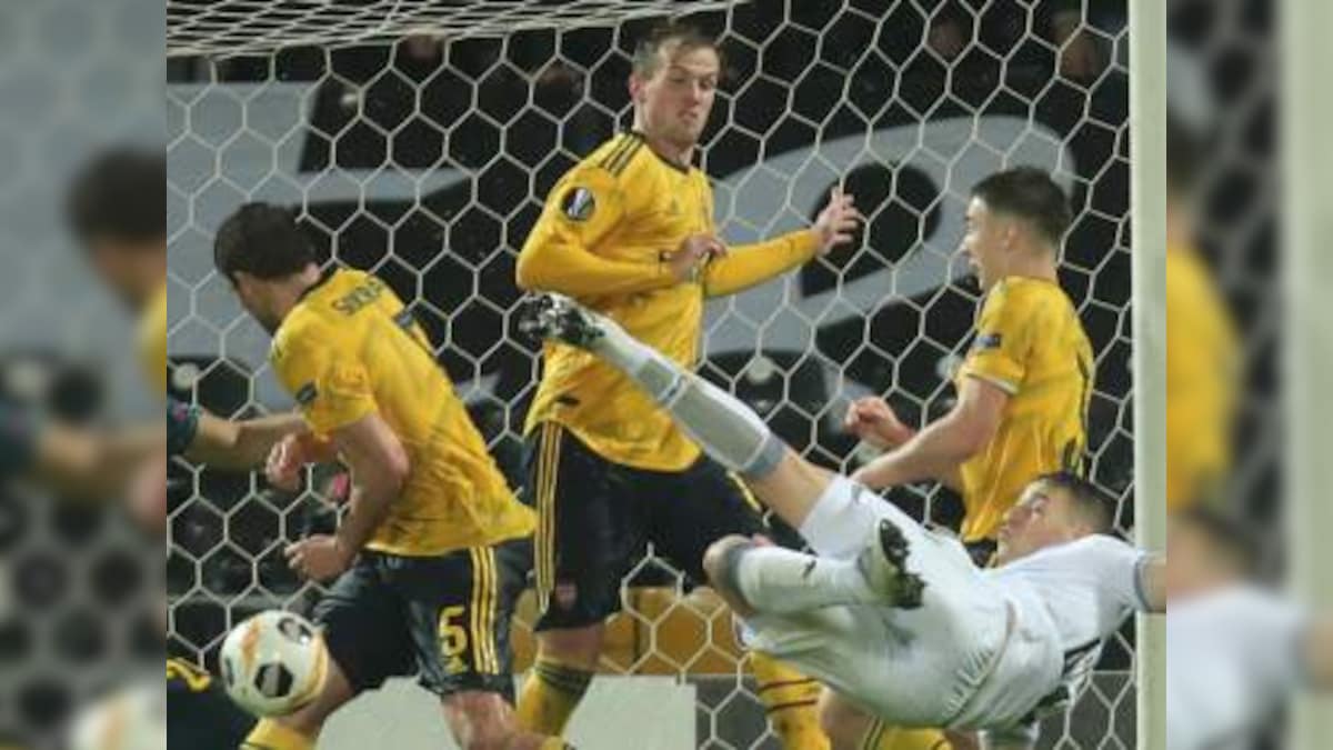 Europa League: Arsenal throw away another lead to concede stoppage time equaliser at Vitoria Guimaraes – Firstpost