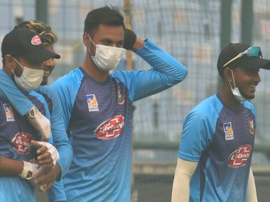 India vs Bangladesh 1st T20: Bangladesh cricketers prepare for New Delhi T20I wearing masks India vs Bangladesh 1st T20: Bangladesh cricketers prepare for New Delhi T20I wearing masks