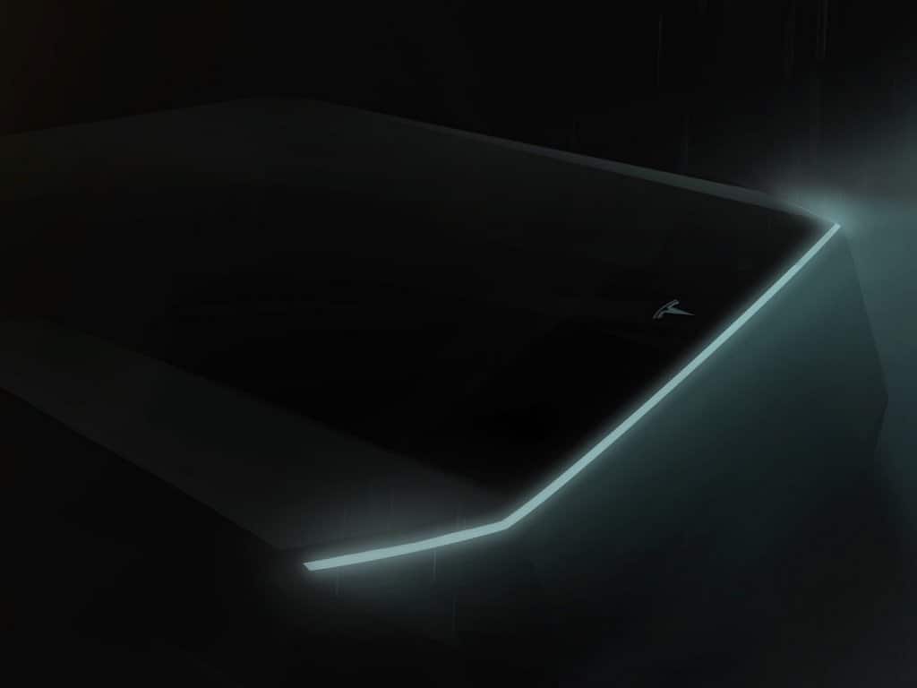 Tesla Cybertruck. Image: Elon Musk/Twitter