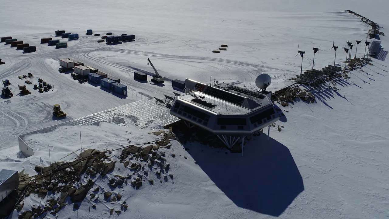 The Princess Elisabeth Antarctica Research Station. James Linighan, Author provided