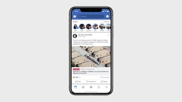 Facebook is expanding its ‘Breaking News’ label to more countries including India
