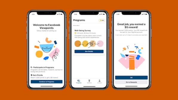 Facebook Viewpoints app will reward users for participating in surveys and research