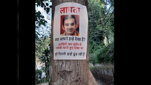 'Missing' posters of Gautam Gambhir found in Delhi's ITO after BJP MP skipped meet over air pollution crisis in National Capital