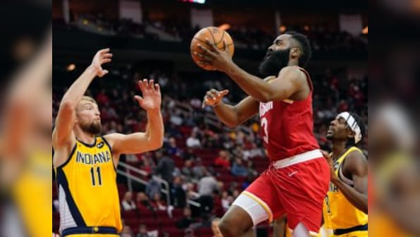 NBA: James Harden’s 44 points lead Rockets over Indiana Pacers 111-102; Houston win six in a row