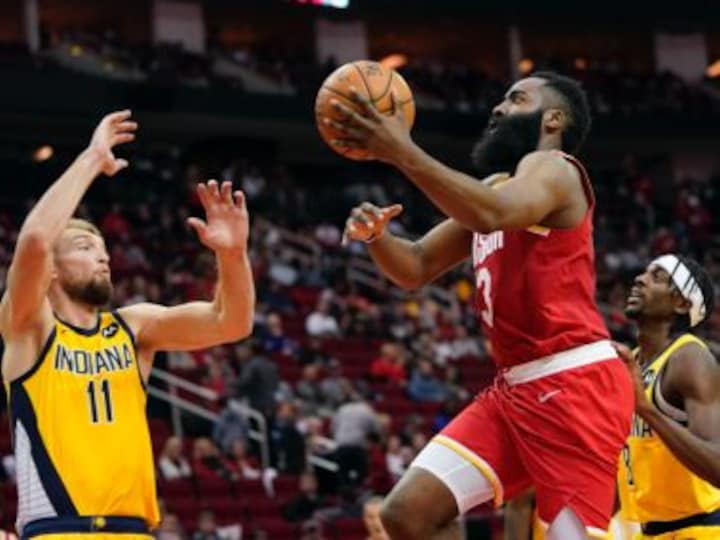 NBA: James Harden’s 44 points lead Rockets over Indiana Pacers 111-102; Houston win six in a row