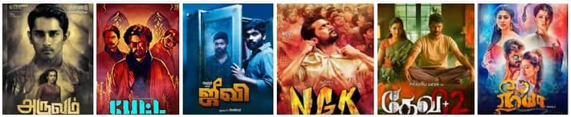 The number of Tamil releases for 2019, as of 22 November, stands at 175