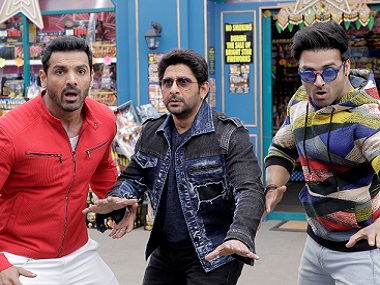 Pagalpanti movie review: John Abraham & Co goof around in a rehash of Bollywood comedy clichés Pagalpanti movie review: John Abraham & Co goof around in a rehash of Bollywood comedy clichés