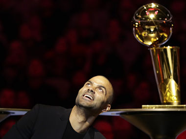 NBA: San Antonio Spurs retire French NBA star Tony Parker's number nine jersey in ceremony NBA: San Antonio Spurs retire French NBA star Tony Parker's number nine jersey in ceremony
