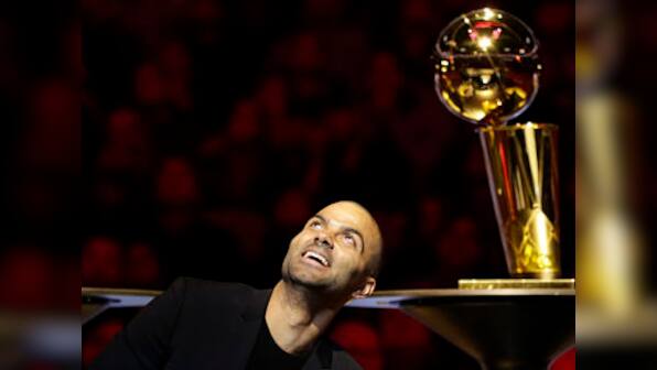NBA: San Antonio Spurs retire French NBA star Tony Parker's number nine jersey in ceremony