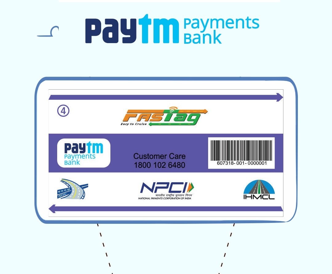 FASTag stickers can be purchased from PayTM as well. Image: PayTM.