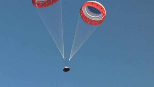 Boeing has a 'successful' Starliner test even though its parachute fails to deploy
