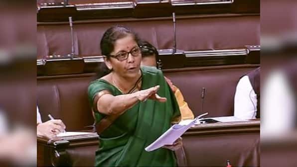 Nirmala Sitharaman in Rajya Sabha says growth may have slowed down but economy will never slip into recession
