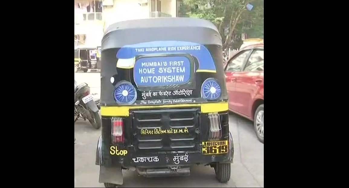 Mumbai auto rickshaw driver who equipped vehicle with wash basin