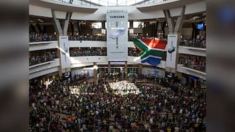 Rugby World Cup 2019: South Africans scream, sing and dance as Springboks make heroes return after third title