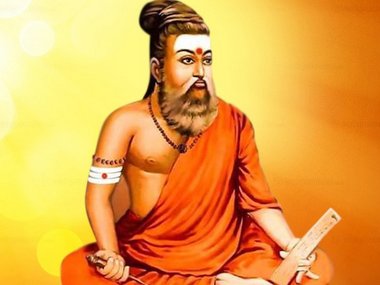 Day after Tamil Nadu's BJP unit tweets picture of Thiruvalluvar with saffron clothes, statue of poet found vandalised near Thanjavur Day after Tamil Nadu's BJP unit tweets picture of Thiruvalluvar with saffron clothes, statue of poet found vandalised near Thanjavur