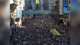 As Hong Kong protests cross half-year mark, thousands of anti-govt demonstrators chant ‘fight for freedom’ on streets