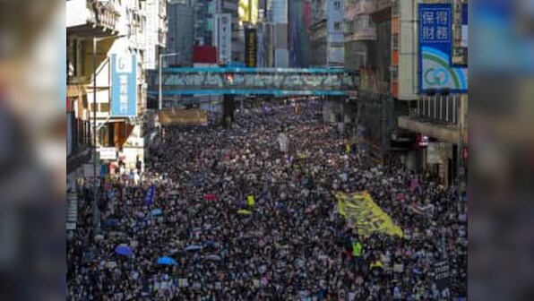 As Hong Kong protests cross half-year mark, thousands of anti-govt demonstrators chant ‘fight for freedom’ on streets