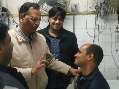 Delhi firefighter Rajesh Shukla, who saved eleven people from Anaj Mandi blaze, hailed as a hero Delhi firefighter Rajesh Shukla, who saved eleven people from Anaj Mandi blaze, hailed as a hero