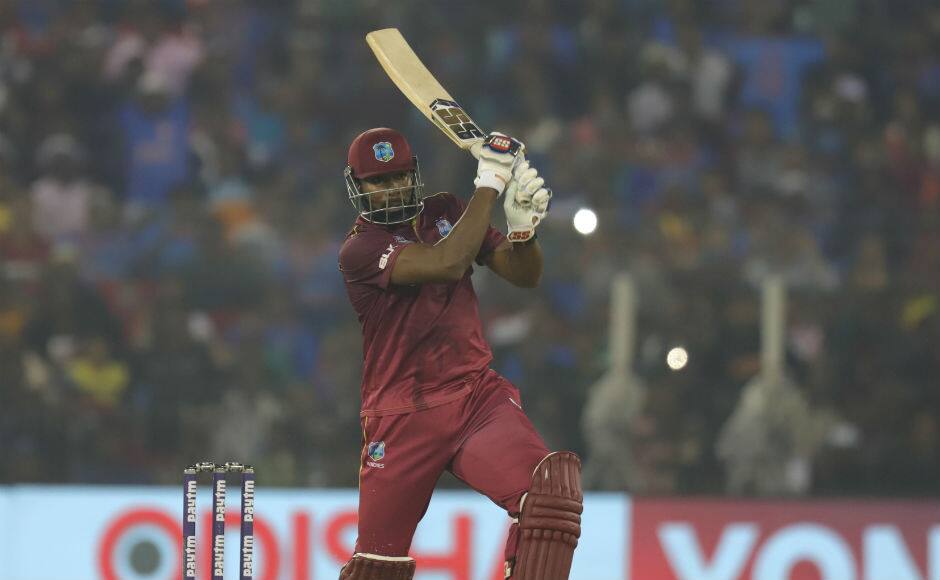 Kieron Pollard finished unbeaten on 74 off 51 balls as West Indies posted a challenging total of 315/5. Sportzpics