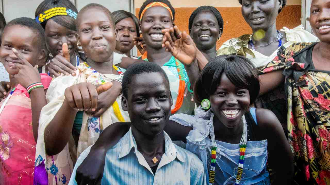 A school in Uganda for refugees from war in South Sudan. Image: Roberto Maldeno/Flickr