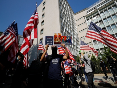 'Thank you Trump': Thousands take to Hong Kong streets to welcome US president signing pro-democracy legislation 'Thank you Trump': Thousands take to Hong Kong streets to welcome US president signing pro-democracy legislation