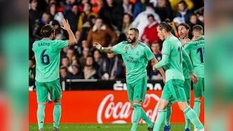 LaLiga: Real Madrid's Karim Benzema scores late goal to salvage point against Valencia; Villarreal beat Sevilla