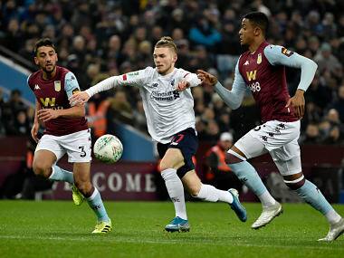 League Cup: Aston Villa hit five past Liverpool’s youngest-ever team, qualify for semi-finals