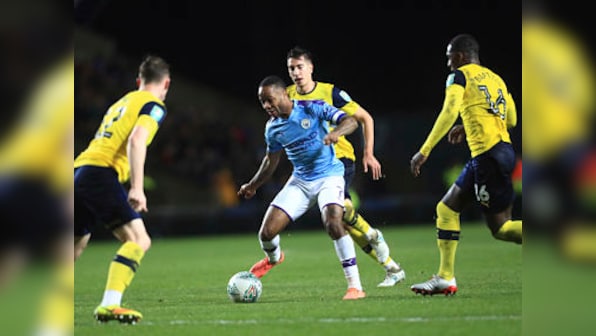 League Cup: Raheem Sterling scores brace to help Manchester City beat Oxford; Manchester United, Leicester also clinch victories