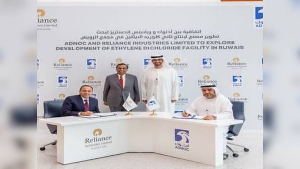 Reliance Industries signs pact with Abu Dhabi National Oil Company for development of chemical facility
