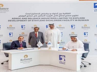 Reliance Industries signs pact with Abu Dhabi National Oil Company for development of chemical facility