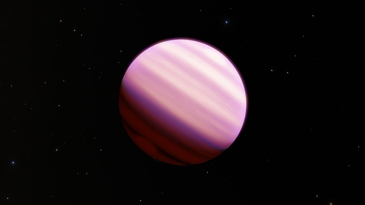 An artistic illustration of super-puff exoplanets looking dandy as the cotton candy it's being compared to. Image: ESA/Hubble