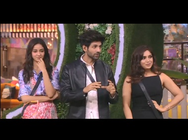 Bigg Boss 13 Day 58 highlights: Pati, Patni Aur Woh cast promote film; Divya Khosla Kumar performs her new song Bigg Boss 13 Day 58 highlights: Pati, Patni Aur Woh cast promote film; Divya Khosla Kumar performs her new song