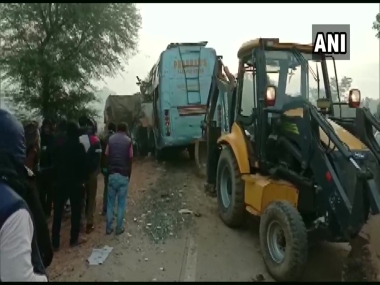 Nine passengers, including six-month-old boy, killed after bus rams into stationary truck in Madhya Pradesh’s Rewa Nine passengers, including six-month-old boy, killed after bus rams into stationary truck in Madhya Pradesh’s Rewa