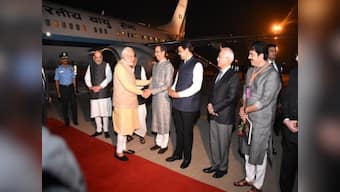 Uddhav Thackeray receives Narendra Modi at Pune airport; two leaders come face to face first time after Shiv Sena-BJP fall out