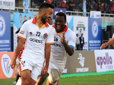 I-League 2019-20: Juan Mera's late equaliser sees East Bengal secure draw against Punjab FC I-League 2019-20: Juan Mera's late equaliser sees East Bengal secure draw against Punjab FC