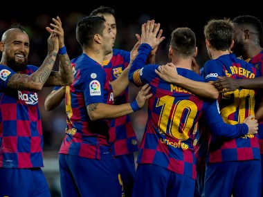 Coronavirus Outbreak: LaLiga champions Barcelona train for the first time after nearly two months Coronavirus Outbreak: LaLiga champions Barcelona train for the first time after nearly two months