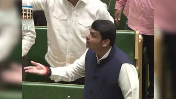 BJP, Sena MLAs clash in Maharashtra Assembly over aid to farmers; House adjourned for the day